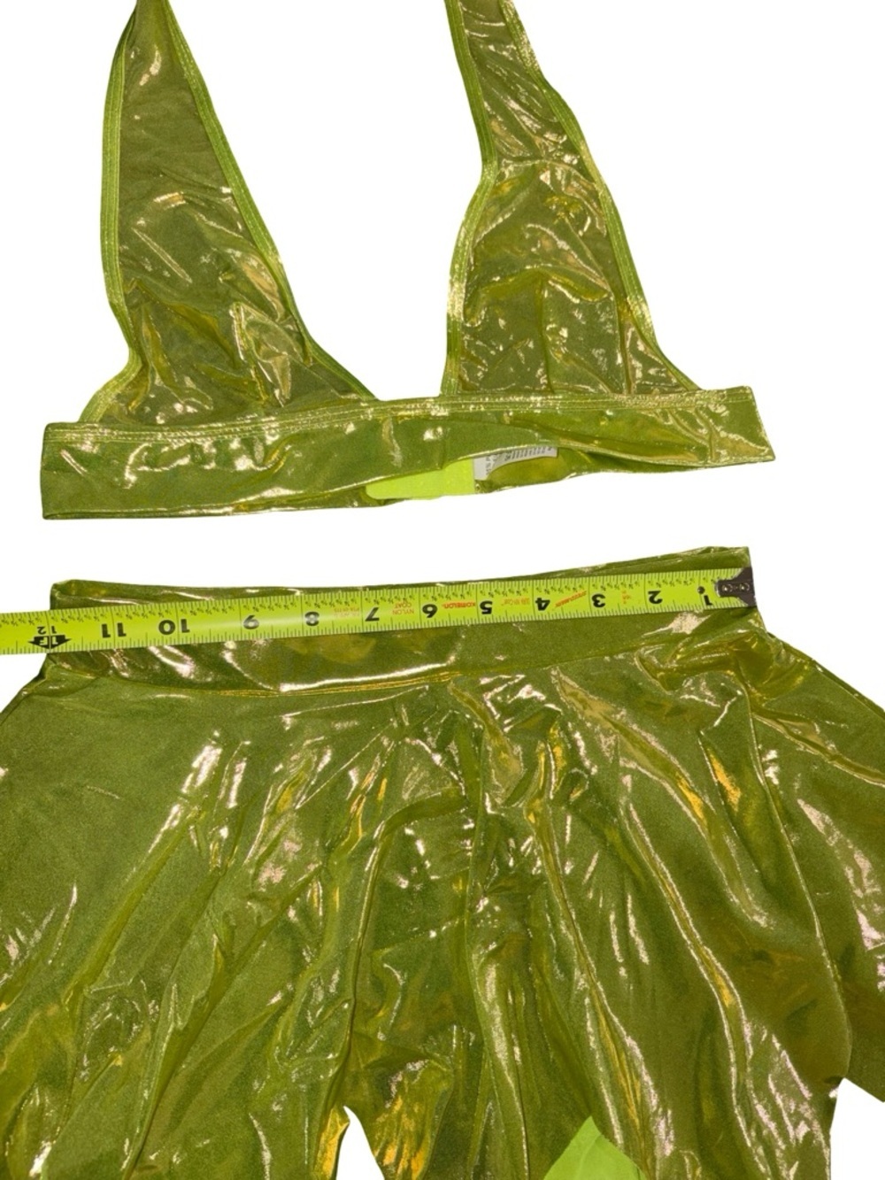 Adult Tinker Bell Costume size S Fairy Outfit w/wings NWOT - Picture 7 of 12